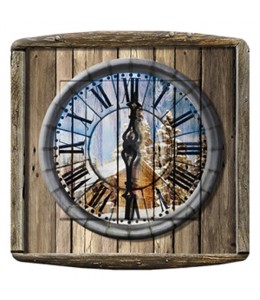 bouton d'interrupteur décoré HORLOGE