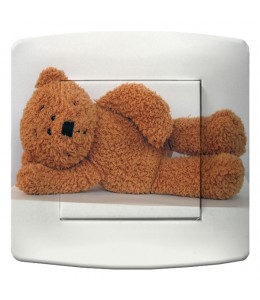 bouton d'interrupteur décoré NOUNOURS