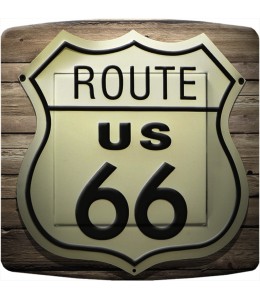 bouton d'interrupteur décoré ROUTE 66