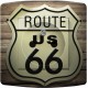 bouton d'interrupteur ROUTE 66